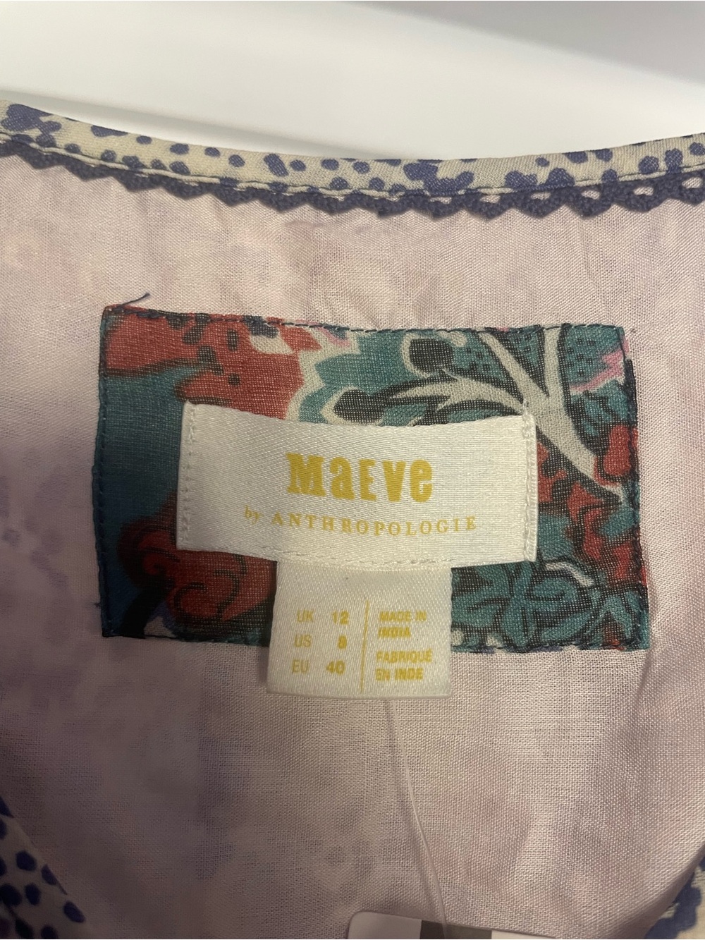 MAEVE(Anthropologie) Long Sleeve Print Maxi Dress NWT - Picture 3 of 6